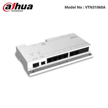 VTNS1060A - Dahua - 6ch 24V PoE Switch, up to 30 Cascading (no PSU)