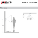 VTO1220BW - Dahua - IP Apartment Stainless Steel Outdoor Station, 1.3MP