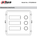 VTO2000A-B - Dahua Button Module