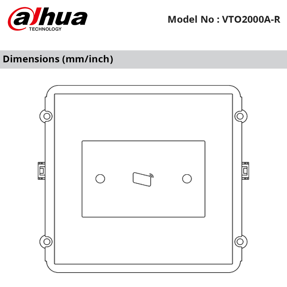 VTO2000A-R - Dahua Reader Module