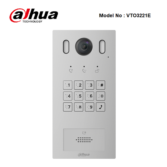 VTO3221E-P - Dahua IP Villa Outdoor Station with Keypad, 2MP